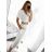 Women's Long Summer Belt Short Sleeve (S / M ONE SIZE) ITALIAN FASHION IMWD222213 S/M béžová