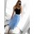 Women's Long Chiffon Short Sleeve Dress (S/M ONE SIZE) ITALIAN FASHION IMWGM23456