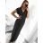 Šaty košilové dlouhý rukáv dámské (S/M ONE SIZE) ITALSKÁ MODA IMB229927 XL/2XL Green