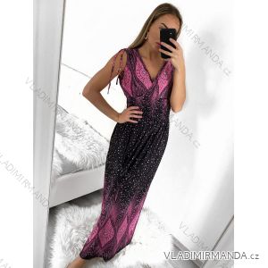 Women's Summer Icecool Sleeveless Long Dress (M/L, XL/XXL) AINUOSI ITALIAN FASHION IMB239962