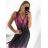 Šaty košilové dlouhý rukáv dámské (S/M ONE SIZE) ITALSKÁ MODA IMB229927 M / L red