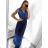 Šaty košilové dlouhý rukáv dámské (S/M ONE SIZE) ITALSKÁ MODA IMB229927 M / L red