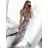 Women's Elegant Icecool Sleeveless Long Dress (M/L, XL/XXL) AINUOSI ITALIAN FASHION IMB237752