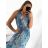 Women's Elegant Icecool Sleeveless Long Dress (M/L, XL/XXL) AINUOSI ITALIAN FASHION IMB237752