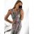 Women's Elegant Icecool Sleeveless Long Dress (M/L, XL/XXL) AINUOSI ITALIAN FASHION IMB237752