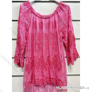 Women's Oversize Long Sleeve Tunic (S/M ONE SIZE) ITALIAN FASHION IMPSH237616