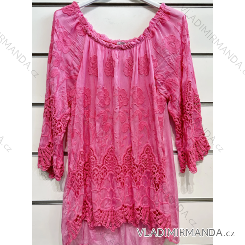 Women's Oversize Long Sleeve Tunic (S/M ONE SIZE) ITALIAN FASHION IMPSH237616